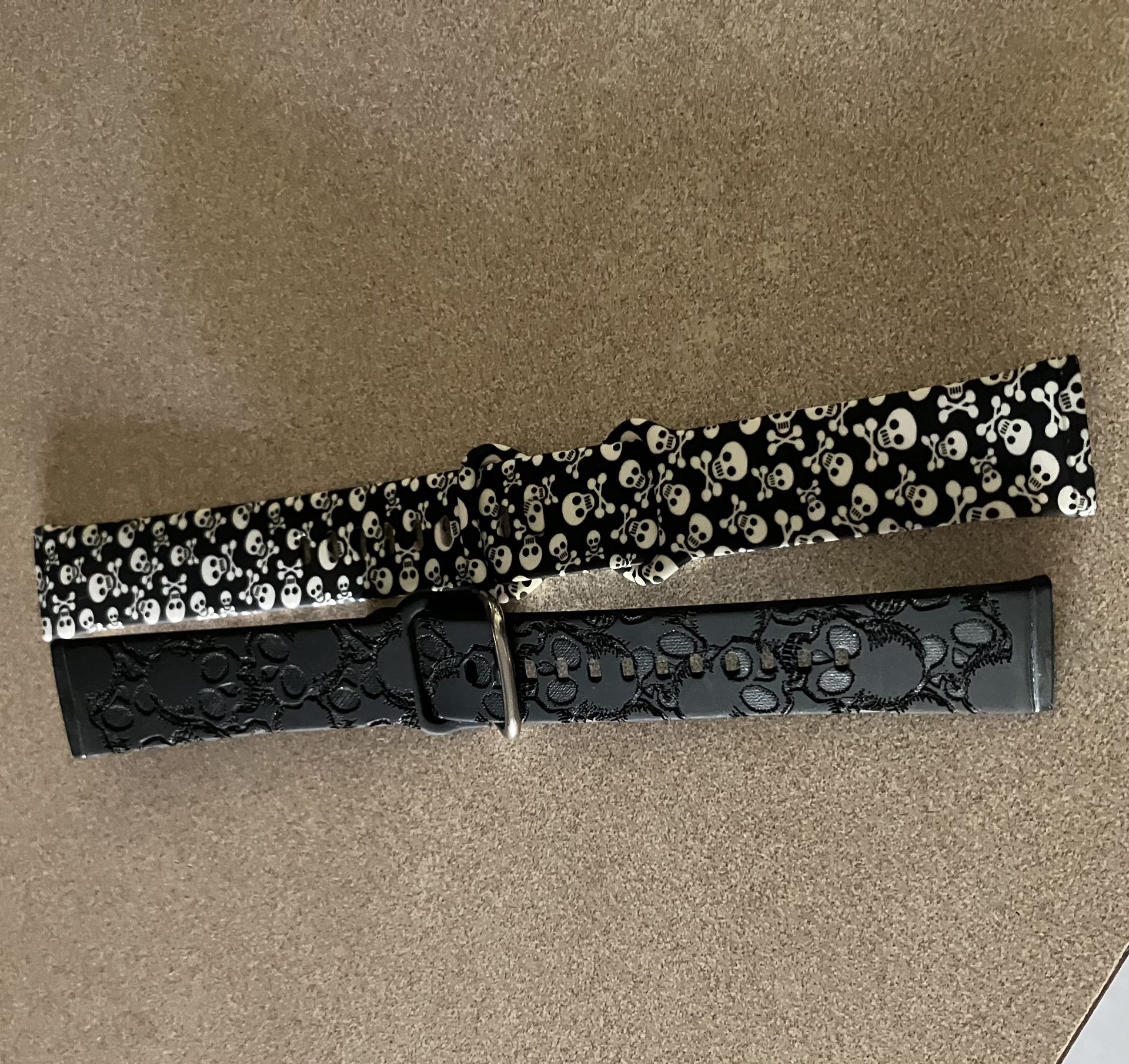 Skulls Silicone Watch Bands For Fitbit Sense 2