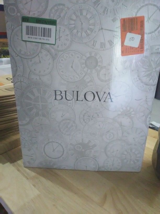 Bulova Pewter Clock