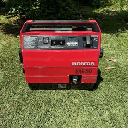 Honda Ex650 Generator 