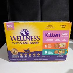 Wellness Complete Health Kitten Food Pate 12 Pack 
