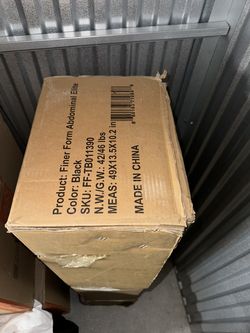 Finer Form Abdominal Elite Sit Up Ab Bench Black New in Box