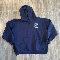 Vintage SD Chargers Hoodie L Blue Graphic Logo NFL Fleece RARE Size 3XL