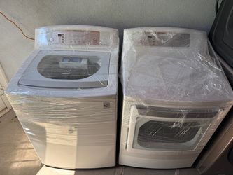 45 days warranty Lg washer and electric dryer HE 3.7&7.4 cuft 