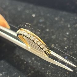 10k Gold Diamond Band 