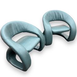 Postmodern Vintage Jaymar Tongue Chairs