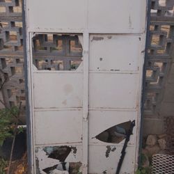 Antique Window 3 Broken Glasses