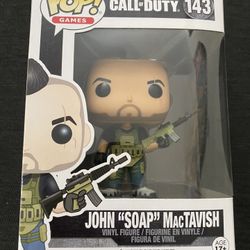Funko Pop Games John Soap Mactavish 143 Call Of Duty