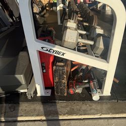 Dumbbells and commercial rack