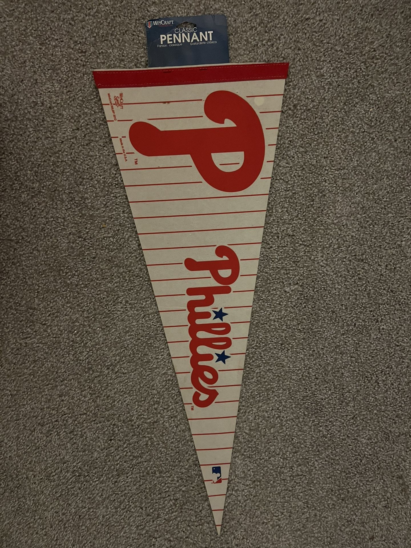 Baseball Phillies 12" x 30" Pennant