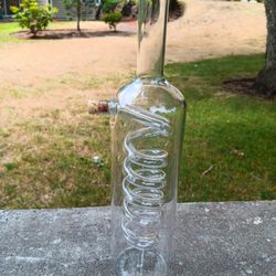Uni-G Cruet The Big Spiral Oil And Vinegar Bottle Excellent Condition 