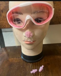 Kids Swimming Goggles ~~Pink