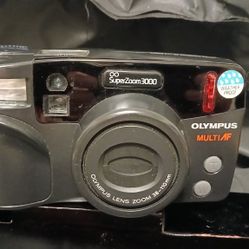 Olympus SuperZoom 3000, a 35mm point-and-shoot film camera