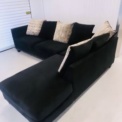 Black Sectional Couch