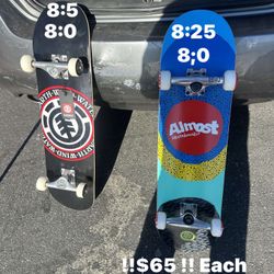 Skateboard Element And Almost 
