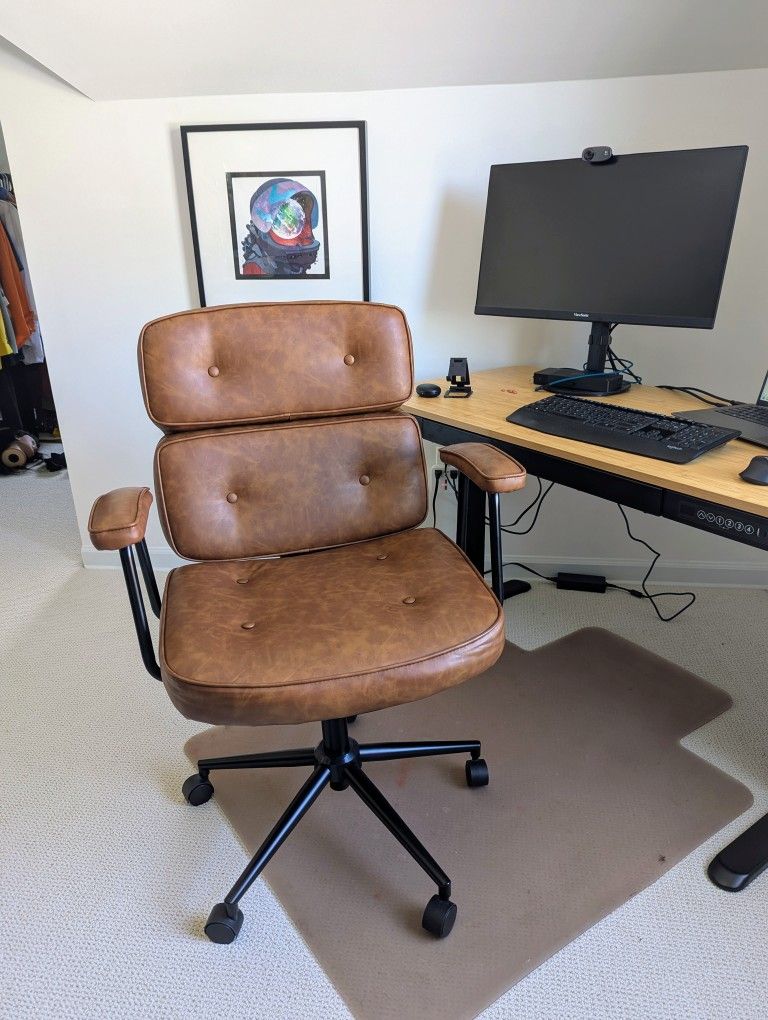 FlexiSpot - Essential Brown Office Chair (L3)