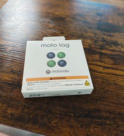 Brand New Sealed 4 Pack Moto Tags