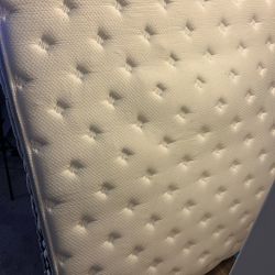 Queen mattress and bed frame