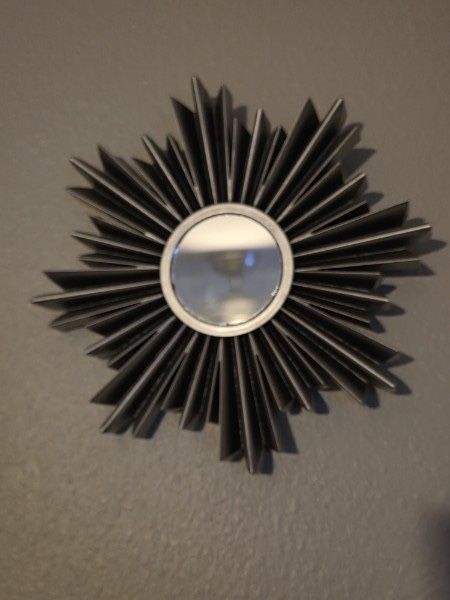 10 Silver Sunburst mirrors 