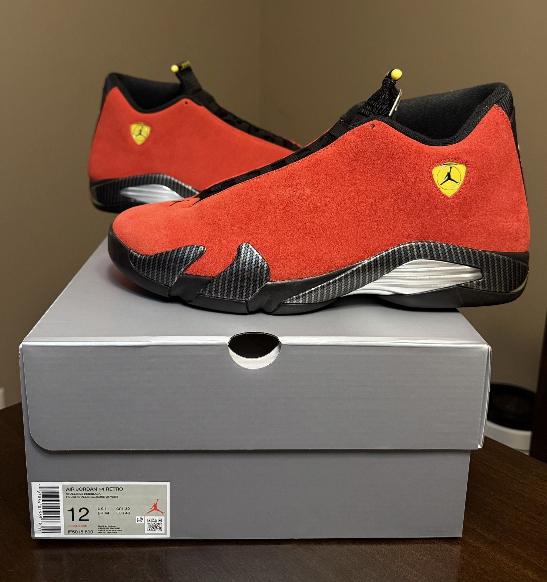 Jordan 14 Ferrari Size 12 Men’s