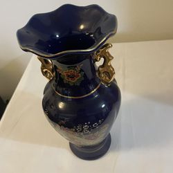 Blue Vintage Antique Vase