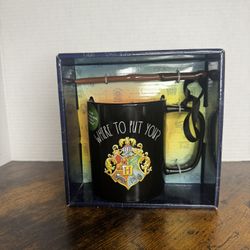 Rae & Dunn Harry Potter Color Changing Mug & Wand Set  