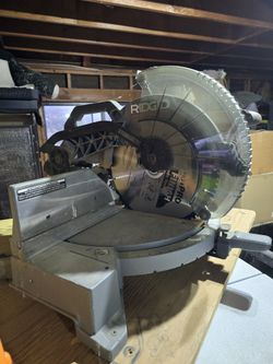 Rigid 12" Beveling Miter Saw, Corded 