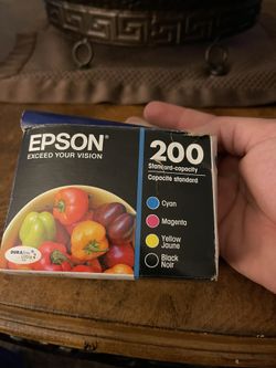 epson ink 200, 2 sets of 4