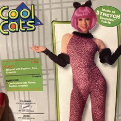 Cat Halloween costume SEE PICTURES Size Large 