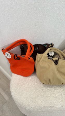 Small reversible tote bags (3)