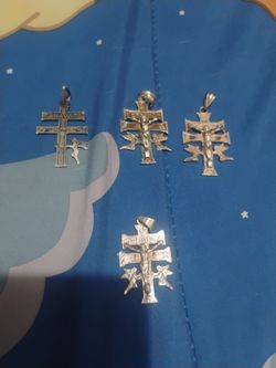 Cruz de Caravaca  de plata