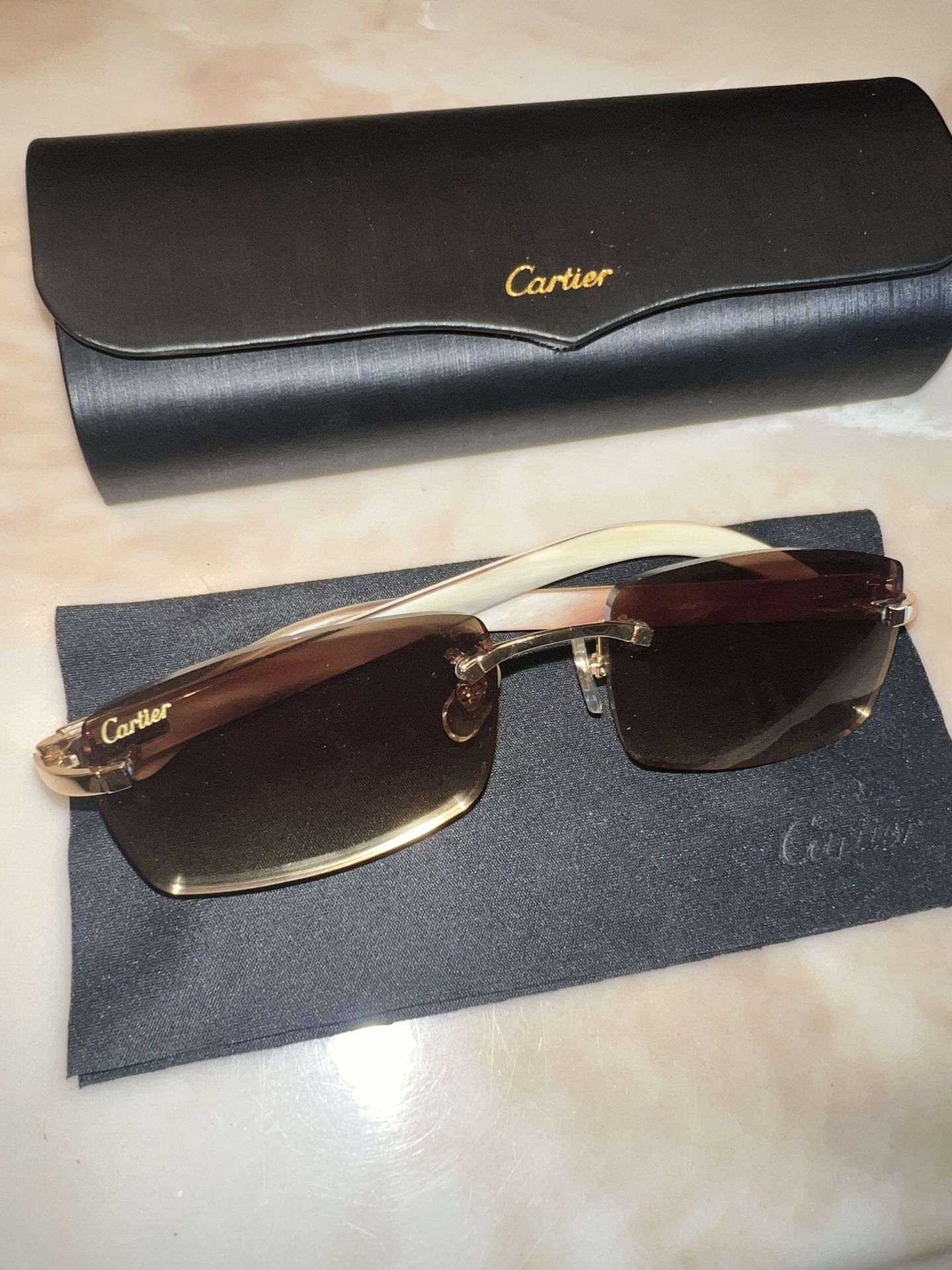 Genuine Horn Cartier Glasses