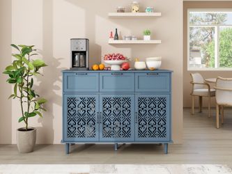 3 Door 3 Drawer Cabinet, American Furniture, Suitable for Bedroom, Living Room, Study