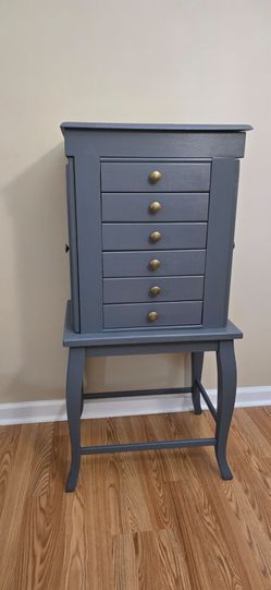 Handmade Jewelry Armoire / Storage Cabinet – 48" x 21" x 14.5"