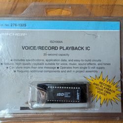 Archer Voice Record Playback IC Chip 20 
Second ISD100a ISD Radio J18