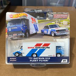 Hotwheels Team Transport Datsun 510