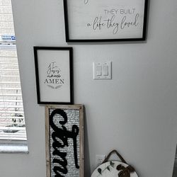 Farm House Decor - 4 Items For $25 