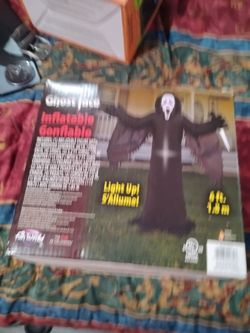 Ghost Face 6ft Light-Up Halloween Inflatable