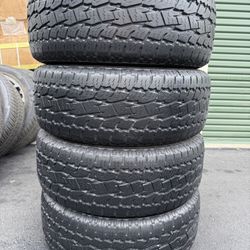 (4) 265/65R17 Toyo All Terrain 