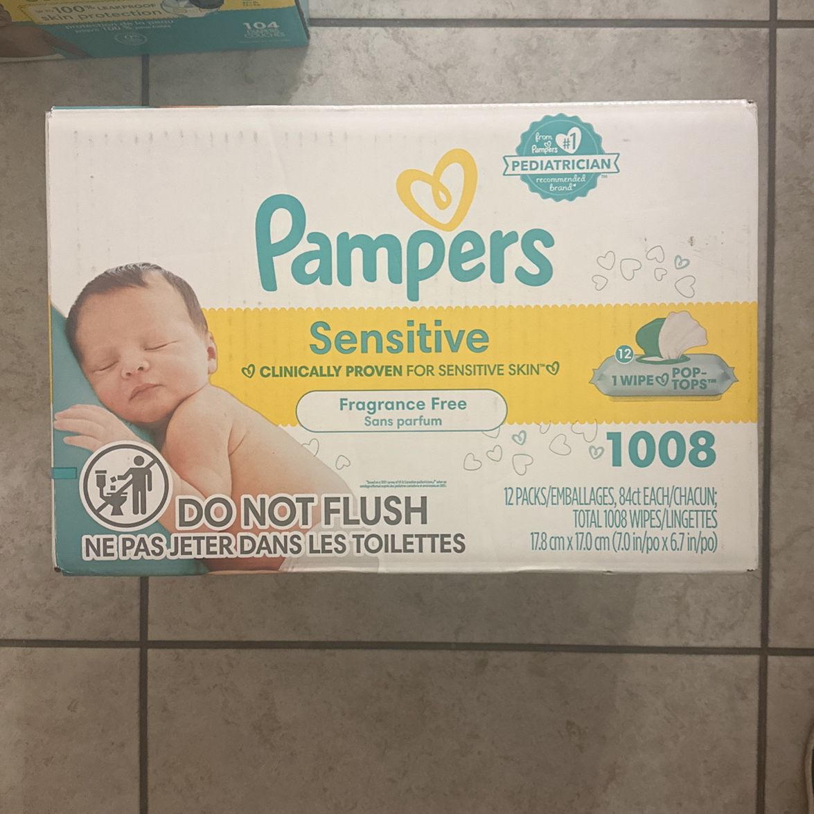 👶Pampers WIPES/1008 Count NEW