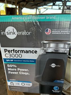 3/4 hp in sink erator