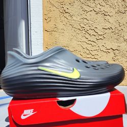 Nike Size 10 Reactx Rejuven8 blk Volt cool grey