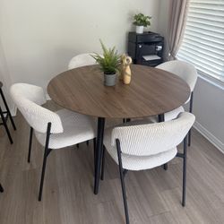 Table and chairs