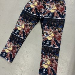 Rare Kobe X Jordan Tapestry Pants Size Médium 