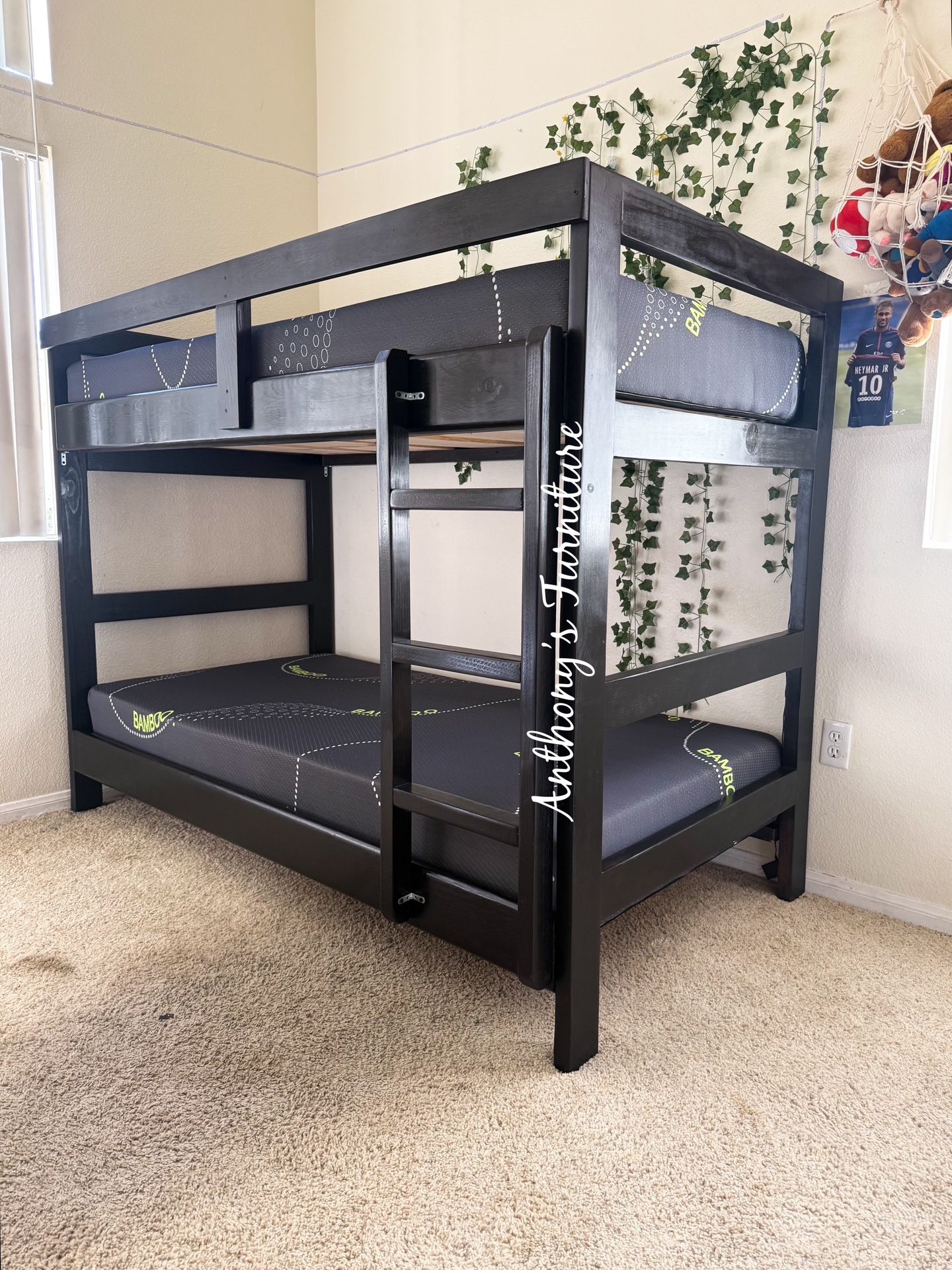Twin Bunk Bed With Mattresses