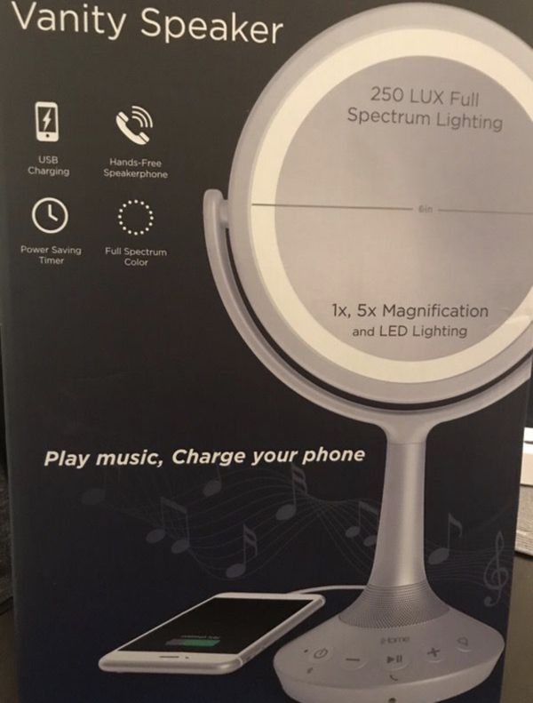 Makeup Vanity Mirror W Bluetooth Speaker Hands Free Speakerphone For In North Riverside Il Offerup