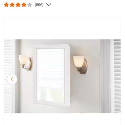 Glacier Bay White Medicine Cabinet - NIB