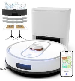 🔥 NEW in Box Bagotte Robot Vacuum & Mop – LiDAR + Self-Emptying – 6000Pa
