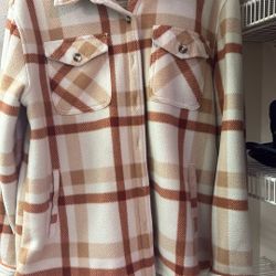 Warm Fuzzy Button Up Jacket 