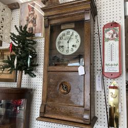 Antique The Cincinnati Time Recorder Clock