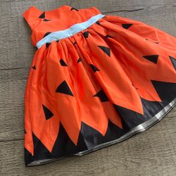Flinestones Pebbles Dress Costume 4Y